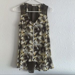 Summer tank top blouse